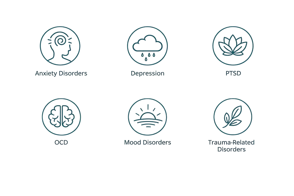 Menthal Health Disorder Icons