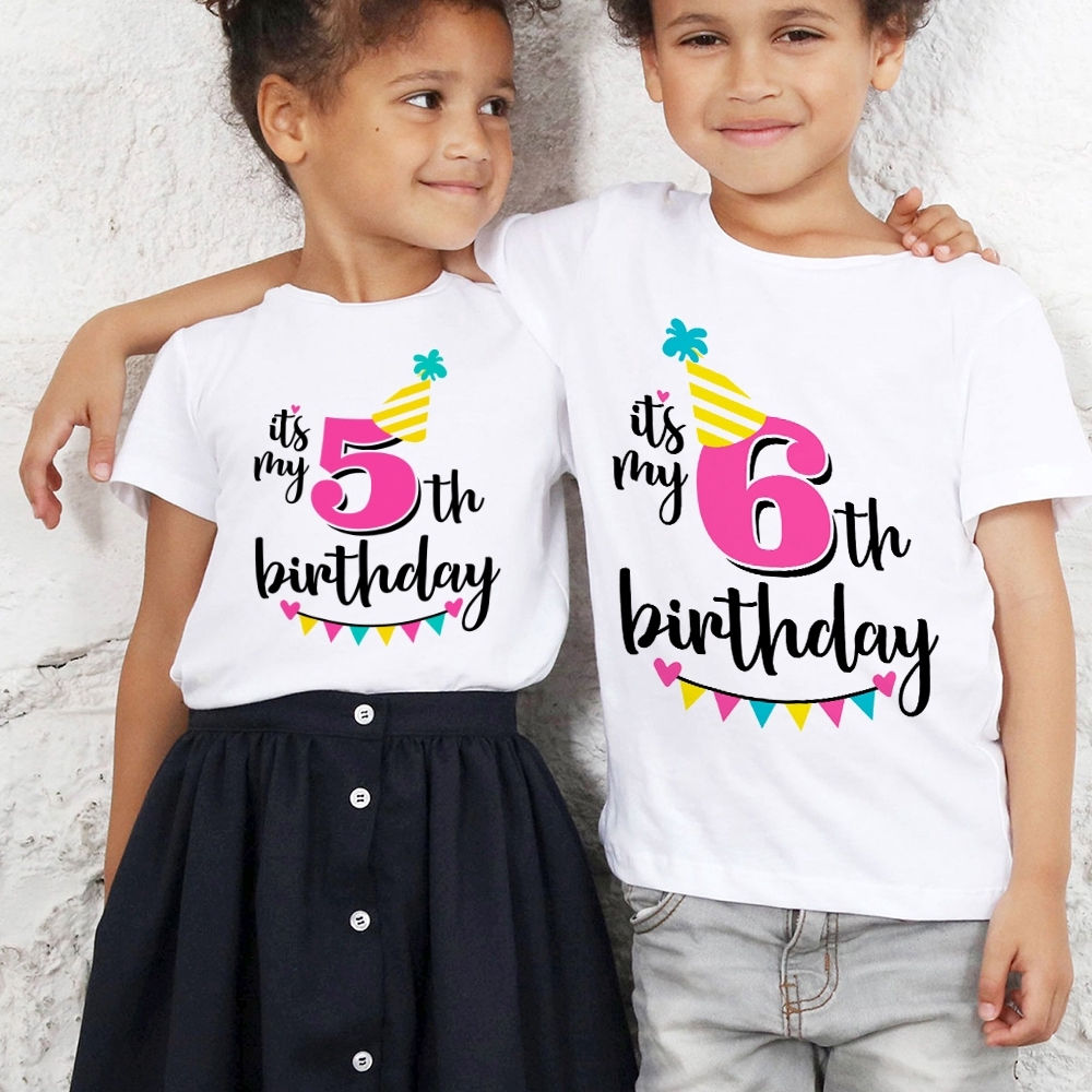1st - 6th Birthday kid top