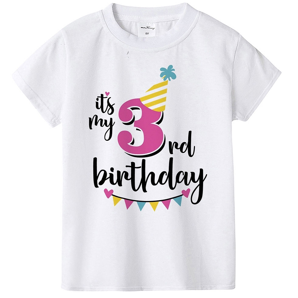 Thumbnail: 1st - 6th Birthday kid top