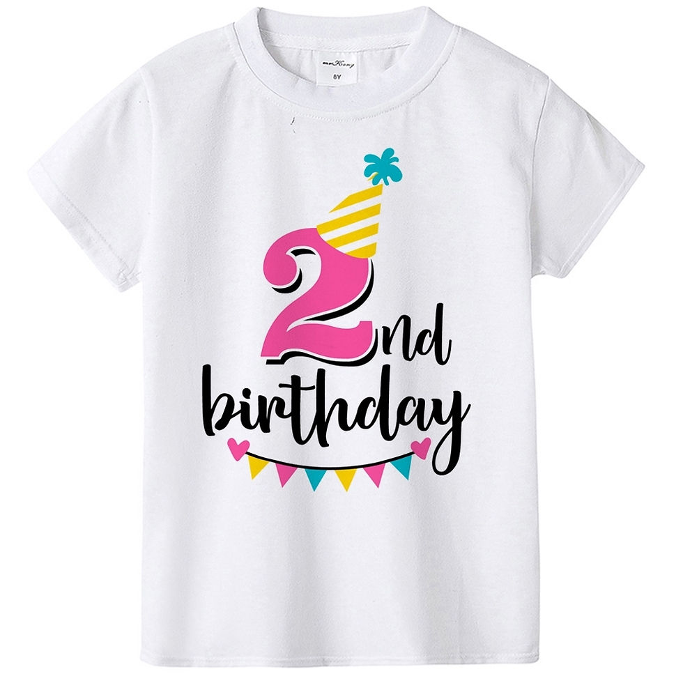 Thumbnail: 1st - 6th Birthday kid top