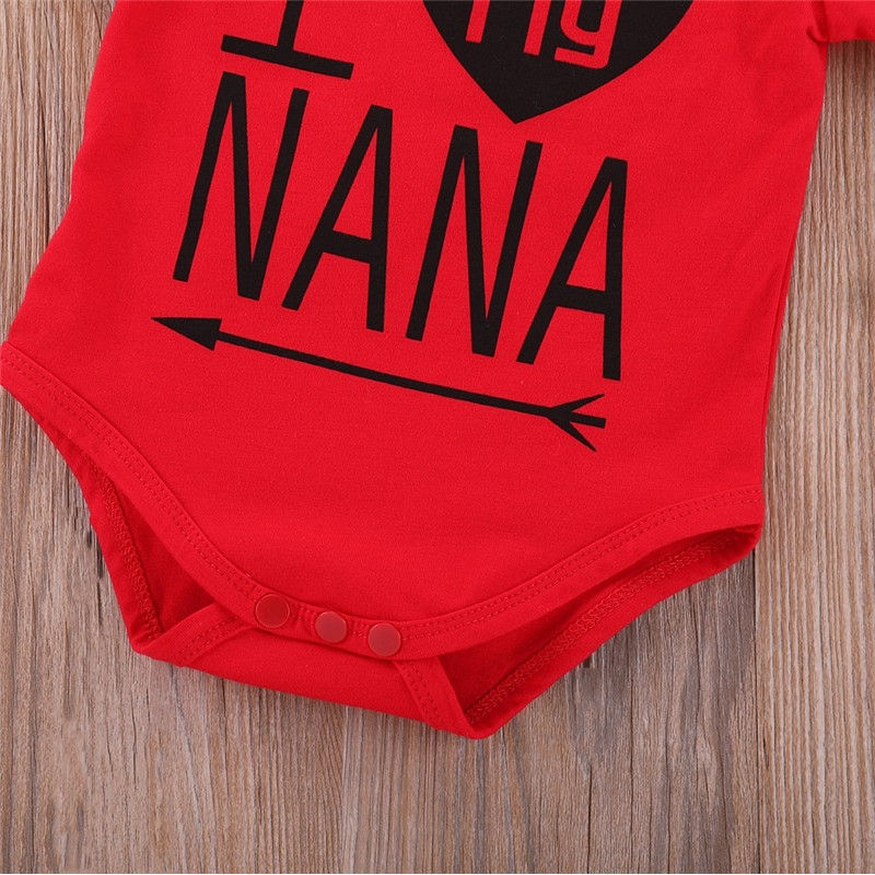 Thumbnail: Newborn Baby Romper I Love NaNa