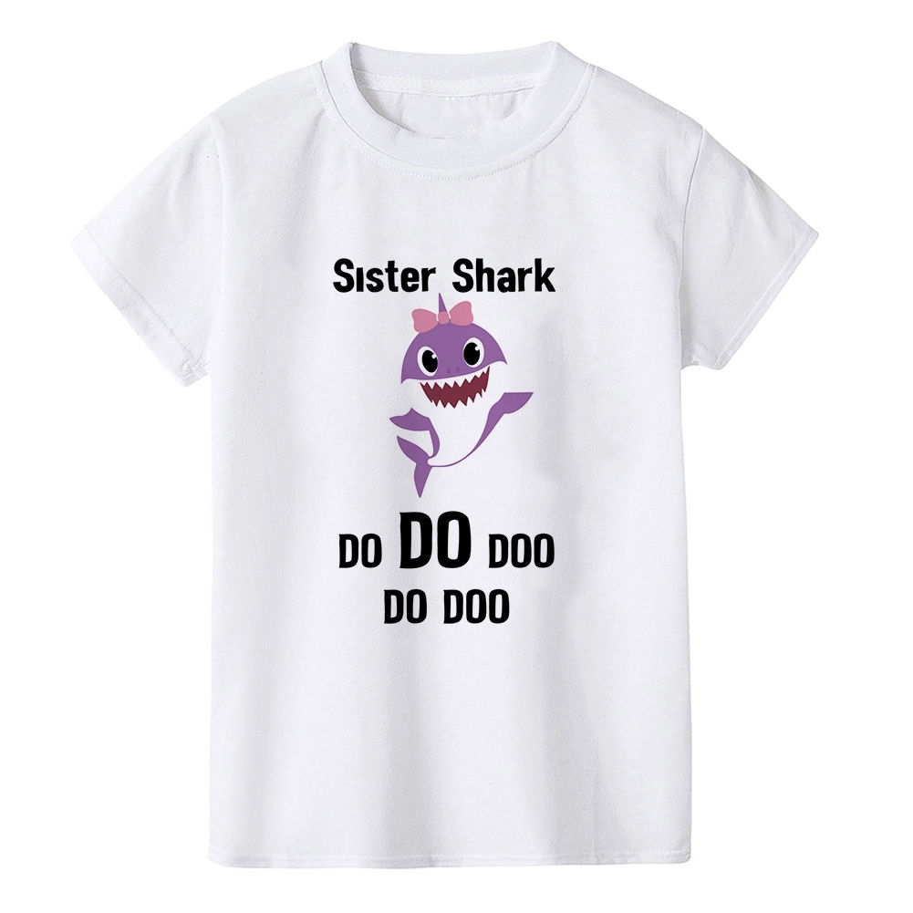 Sister Shark Doo Doo Doo Kids Top