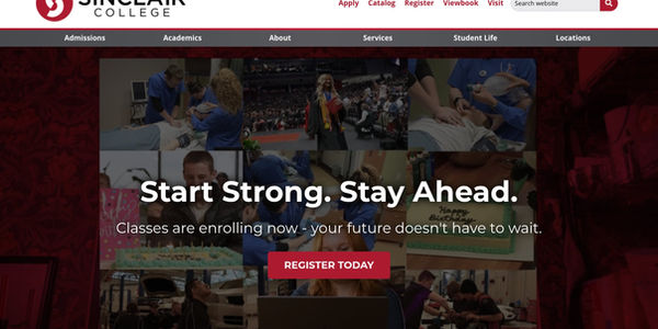 Sinclair Community College Screenshot