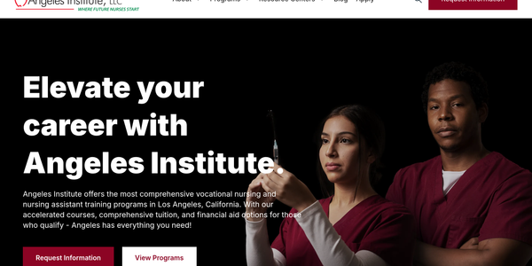 Angeles Institute Screenshot