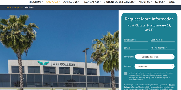 UEI College - Gardena Screenshot
