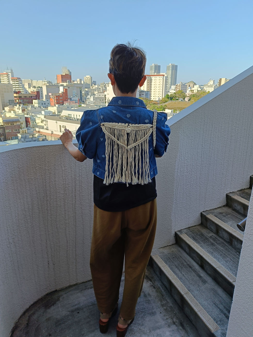 サムネイル： 半袖デニムジャケット