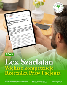 "Lex szarlatan" wzmacnia prawa pacjenta i zwiększa ochronę przed pseudomedycyną!