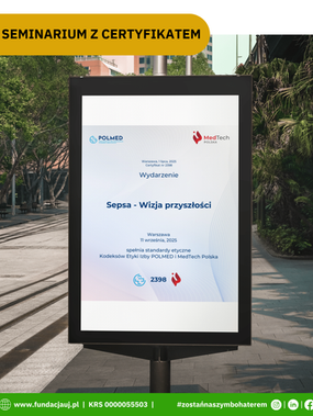 Seminarium "Sepsa - wizja przyszłości" z certyfikatem Izby POLMED!