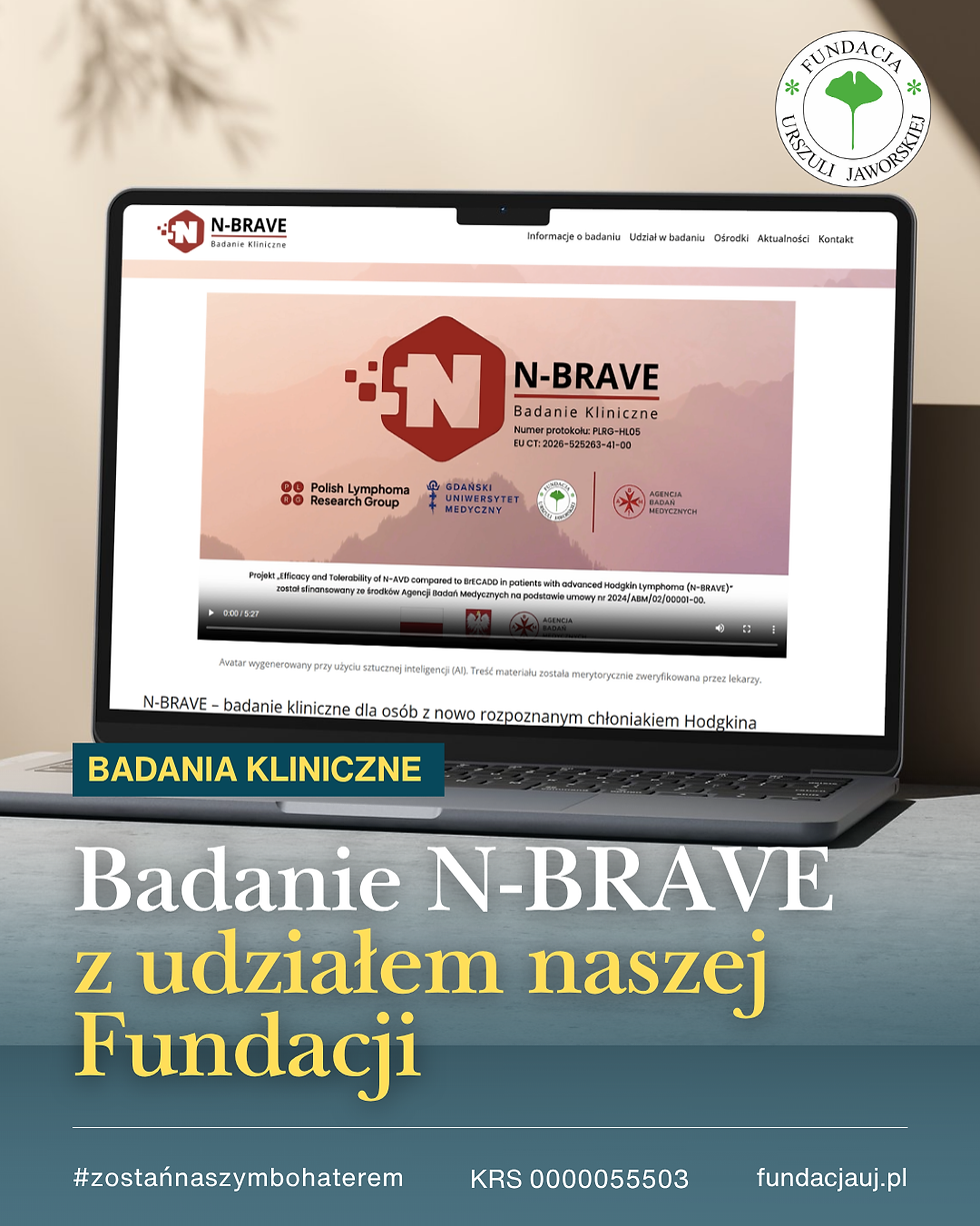 N-BRAVE – badanie kliniczne z udziałem naszej Fundacji