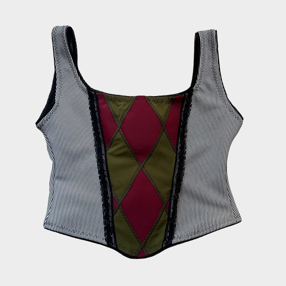 Thumbnail: Harlequin lace up top ( M ) 