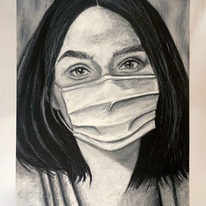 Black and White Self Portrait