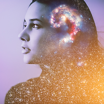 Double multiply exposure abstract portra