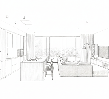 Bozza ristrutturazione sala cucina open space milano.png