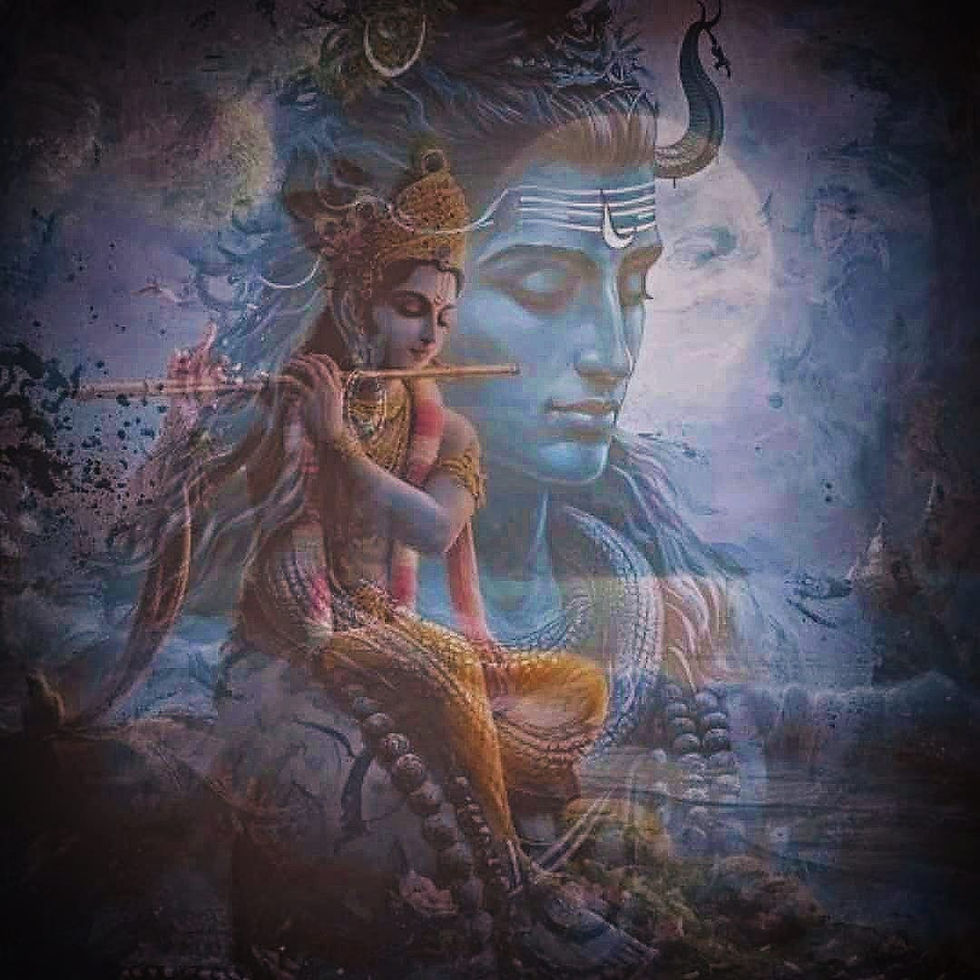 Its Lord Shiva and Krishna