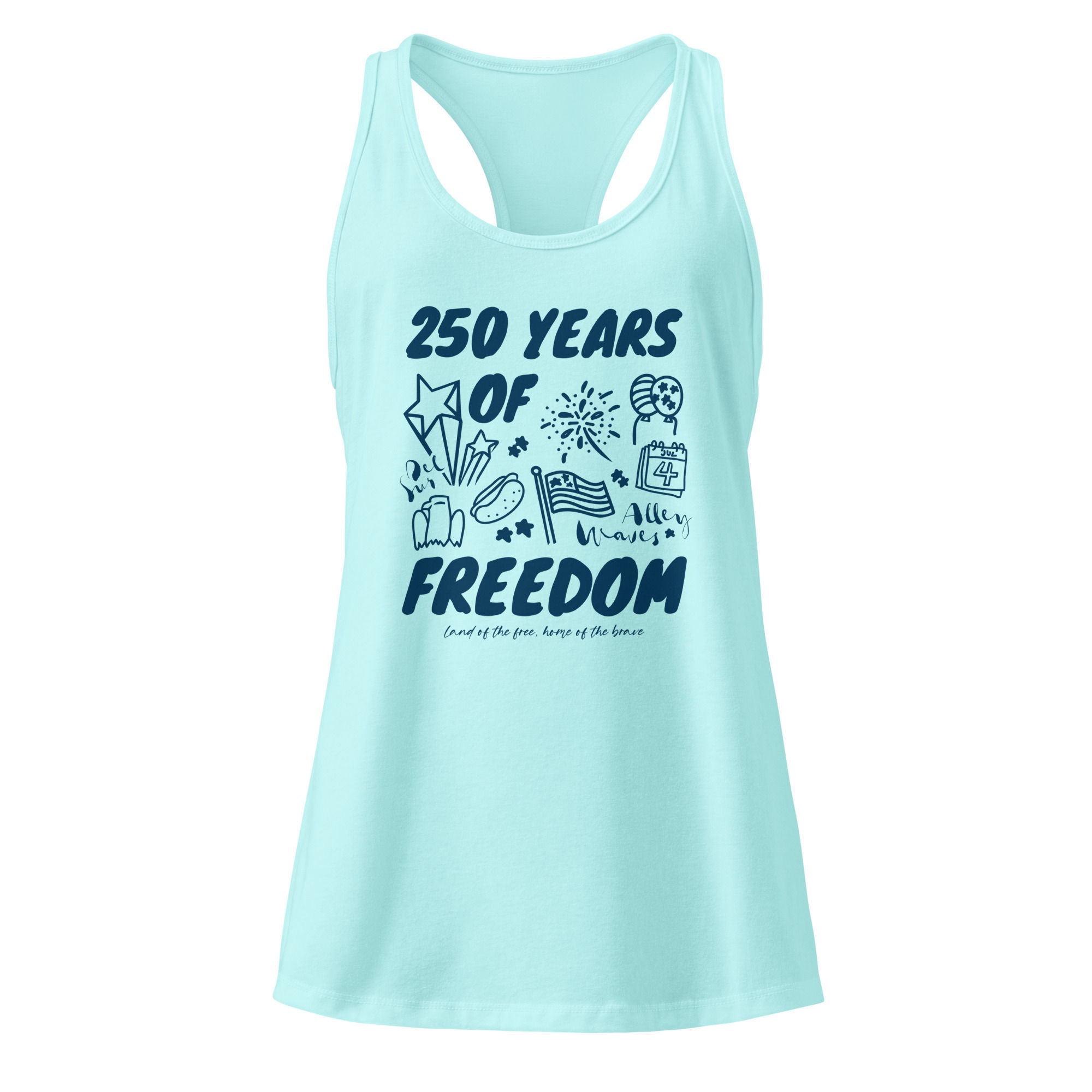 Women’s Del Sur Freedom Racerback Tank