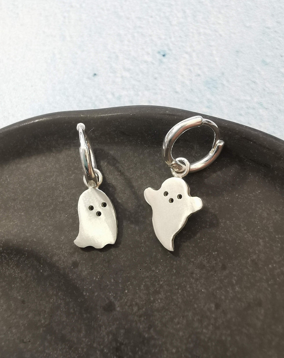 Thumbnail: Ghost Huggie Earrings