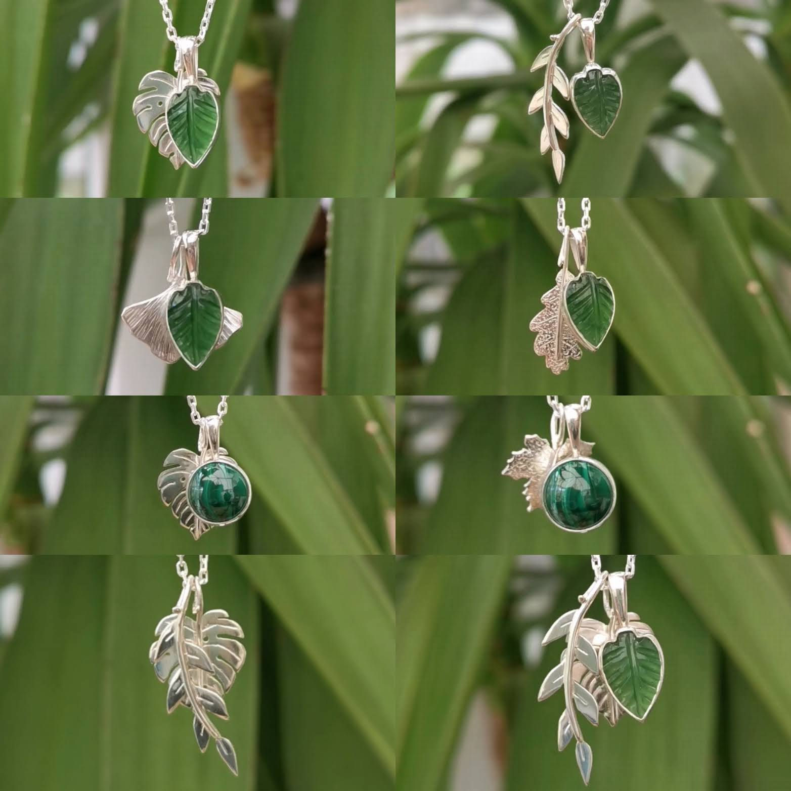 Multi-Leaf Personalised Necklace