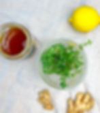 ingredients for healing tea