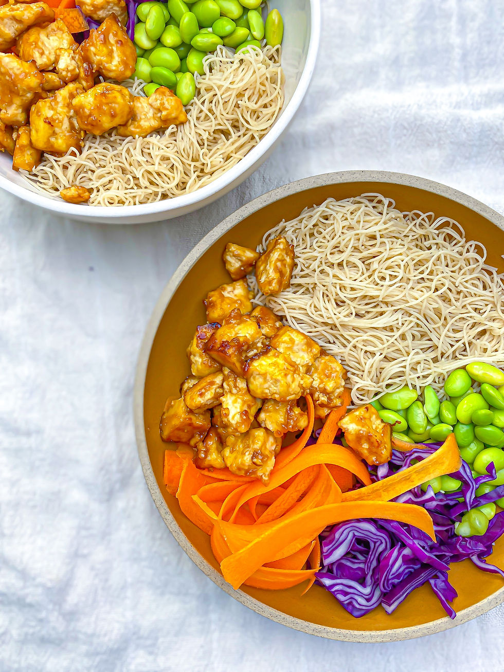 asian veggie noodle bowl
