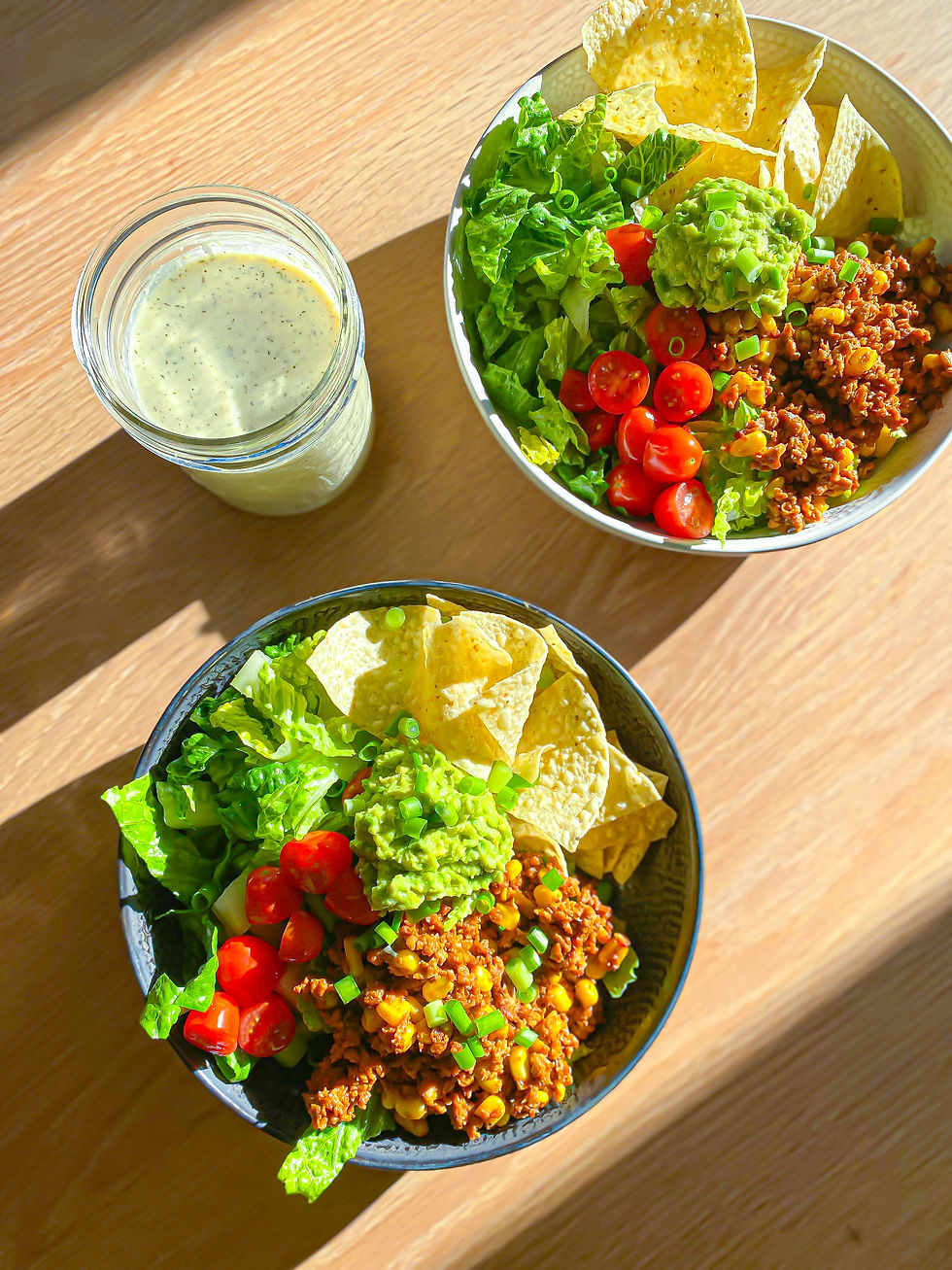 plant based loaded taco bowl 