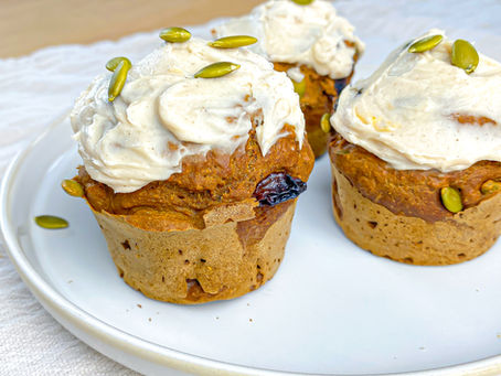 Harvest Pumpkin Spice Muffins with Raisins and Molasses