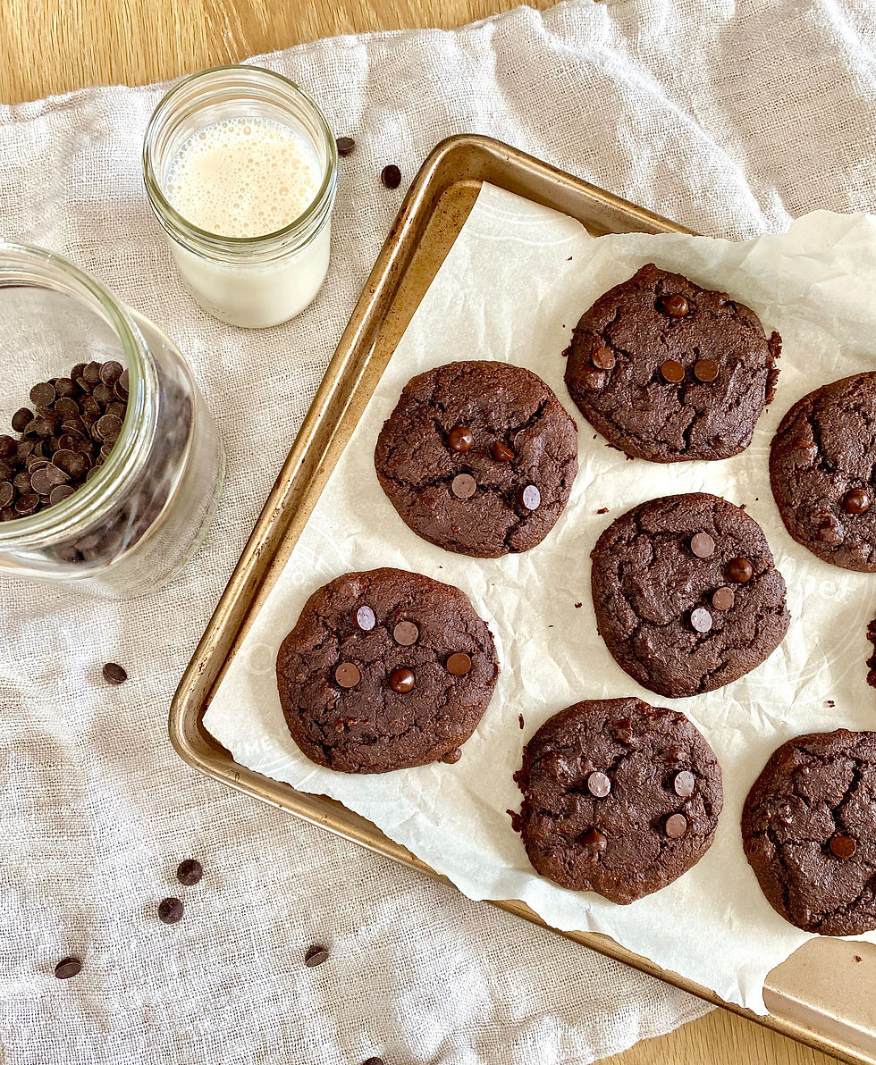 double chocolate cookies