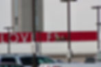 The finishing touches being put on the new terminal facade at Love Field, June, 2012