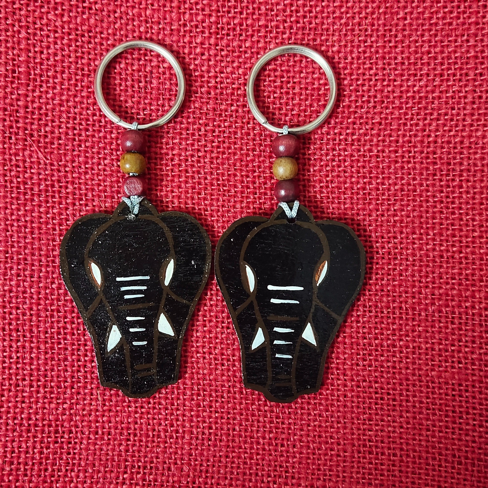 Thumbnail: Elephant Face Keychain