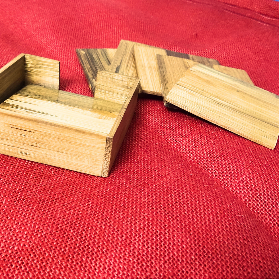 Thumbnail: Bamboo Coaster Set