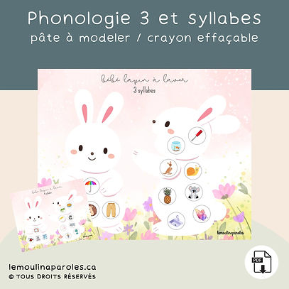 Les lapins à laver - Pâques