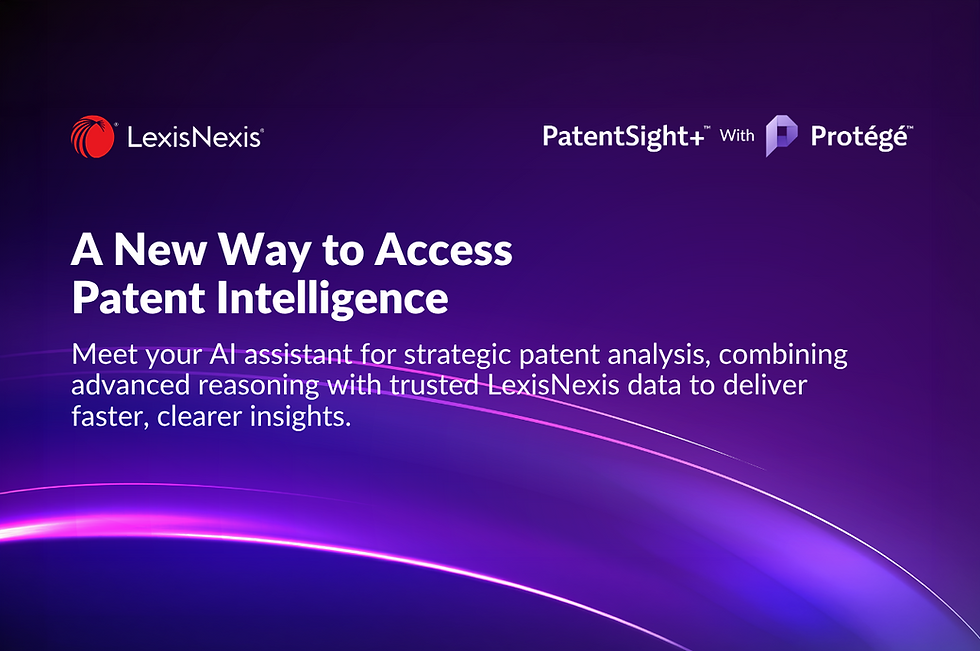LexisNexis Adds Protégé™ AI Assistant in LexisNexis® PatentSight+™ to Deliver Decision-Ready Patent Intelligence in Minutes