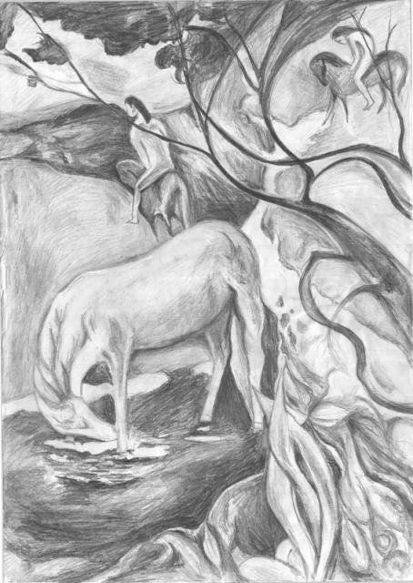 white horse