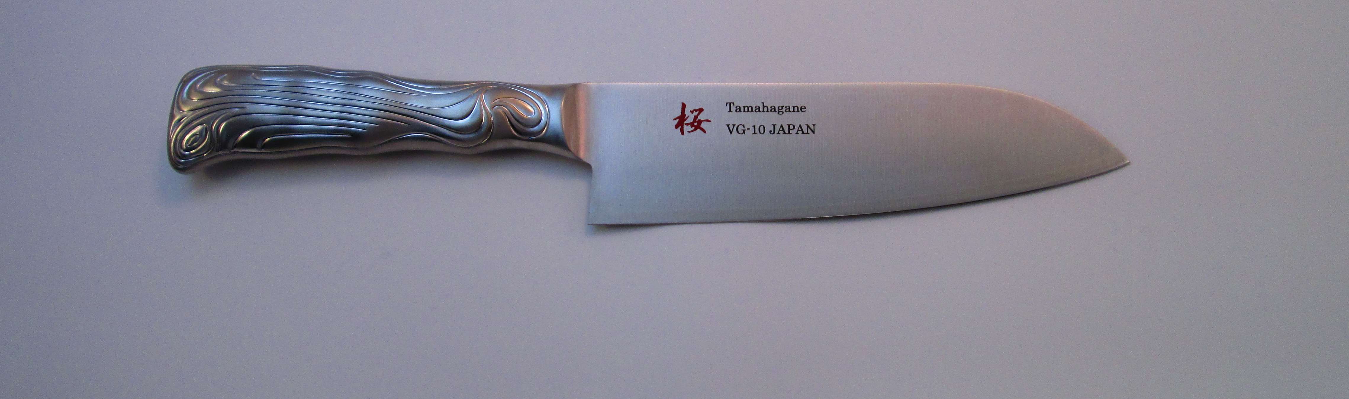 SAKURA VG-10 3ply SShandle Santoku170mm.