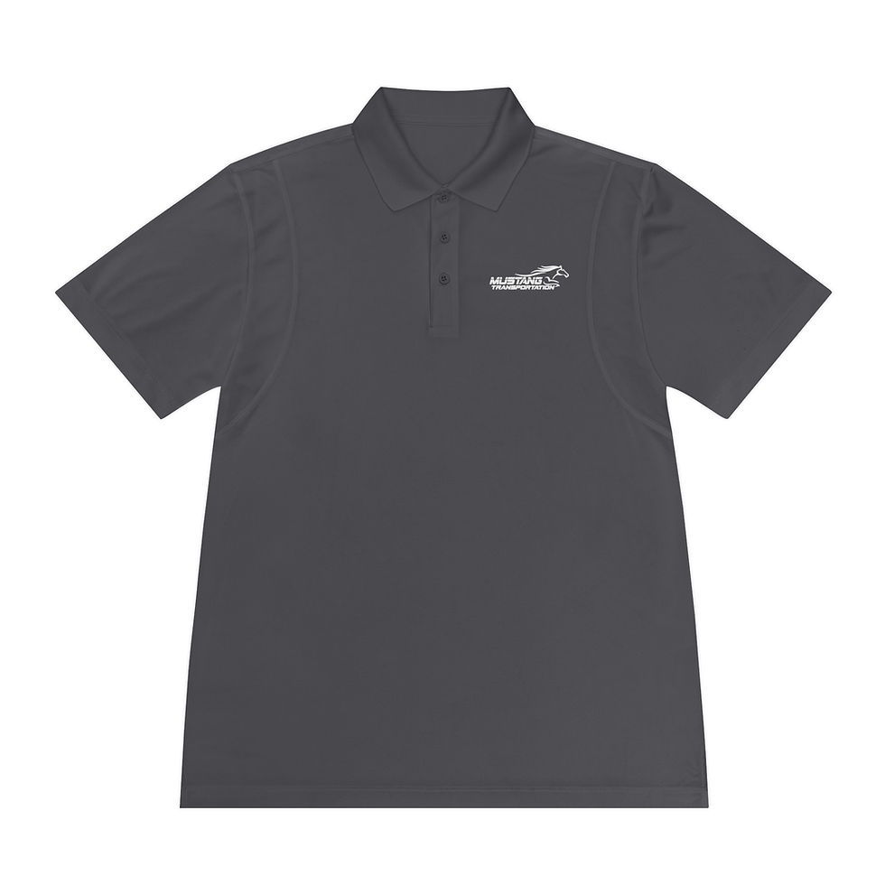 Thumbnail: Mustang Logo Men's Sport Polo Shirt - Classic Athletic Style