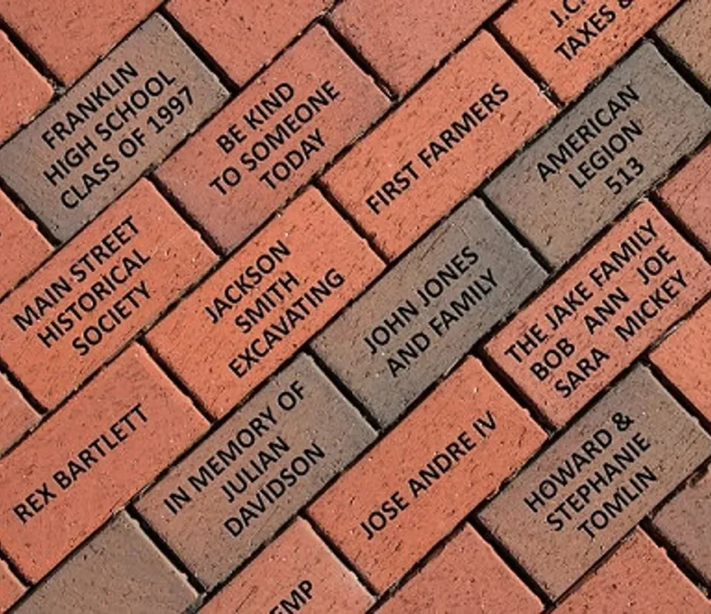 Engraved Paver