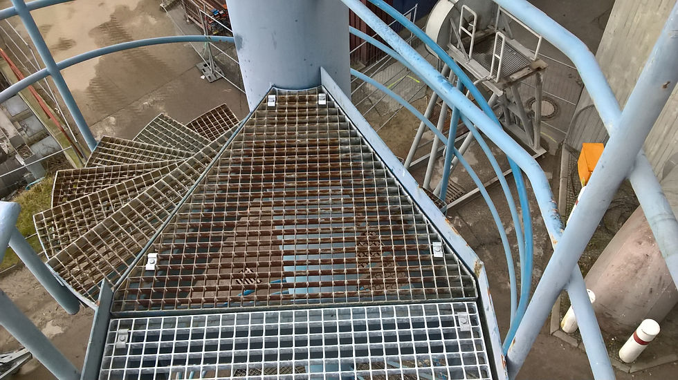 Stahllwendeltreppe