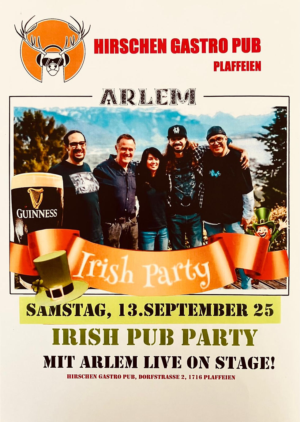 Irish Pub Party mit Arlem