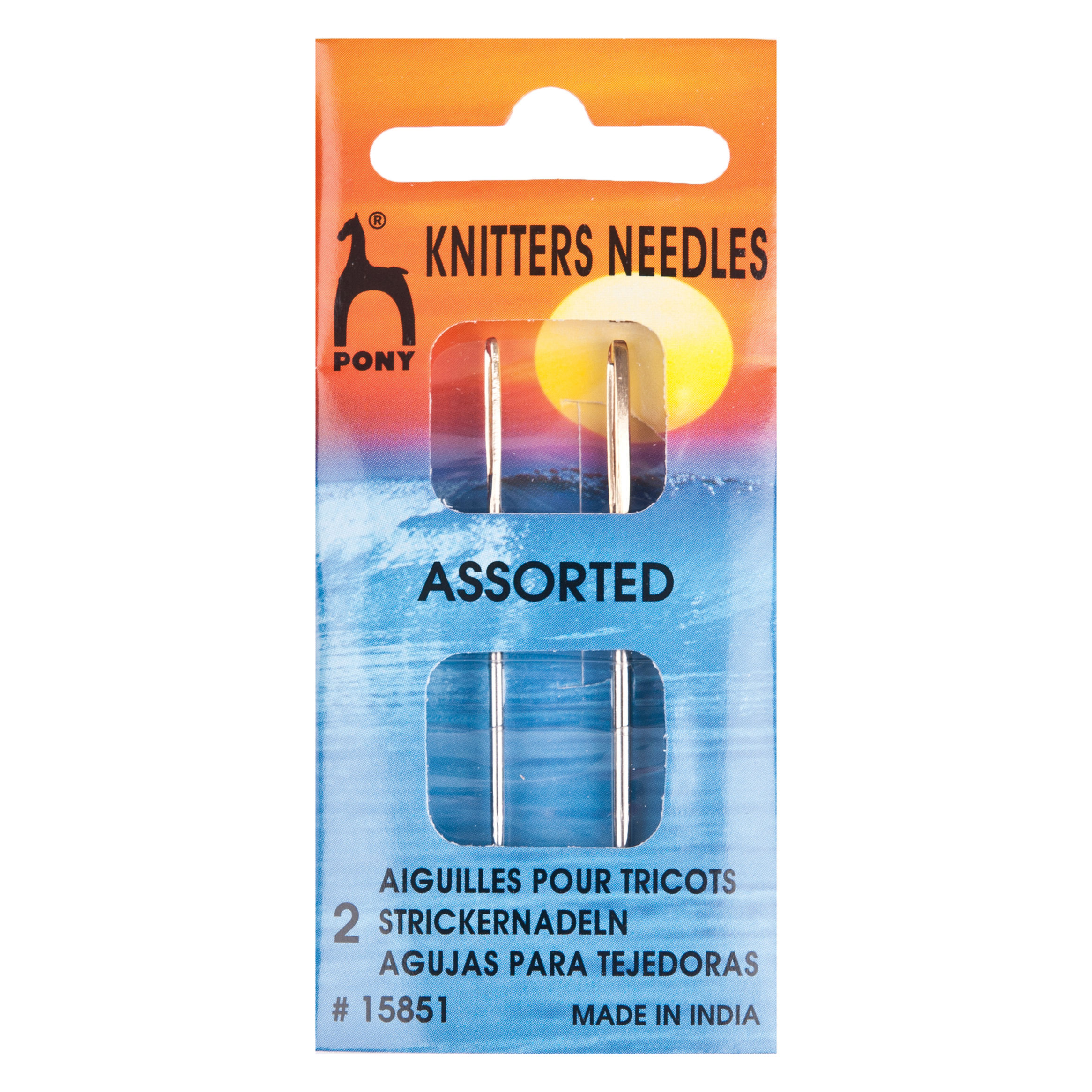 Knitters Needles: Gold Eye - Pony P15851