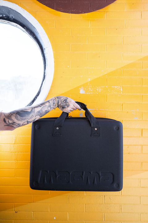 Person holding allganizer pro