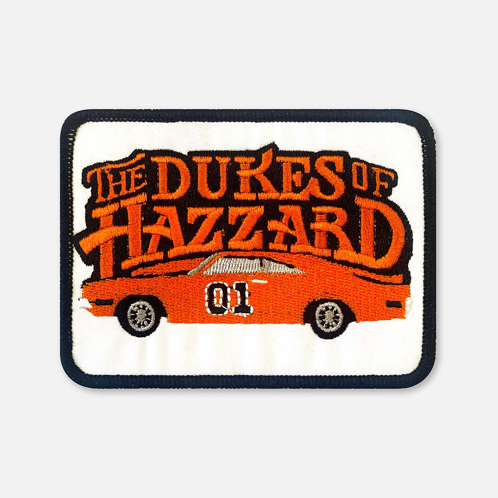 The Dukes of Hazzard General Lee embroidered patch
