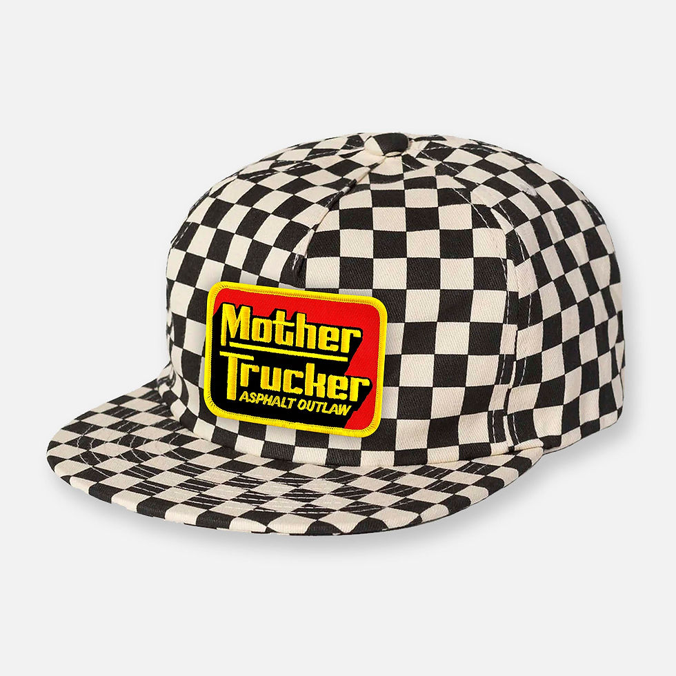 Thumbnail: CHECKERBOARD PIT CREW HAT