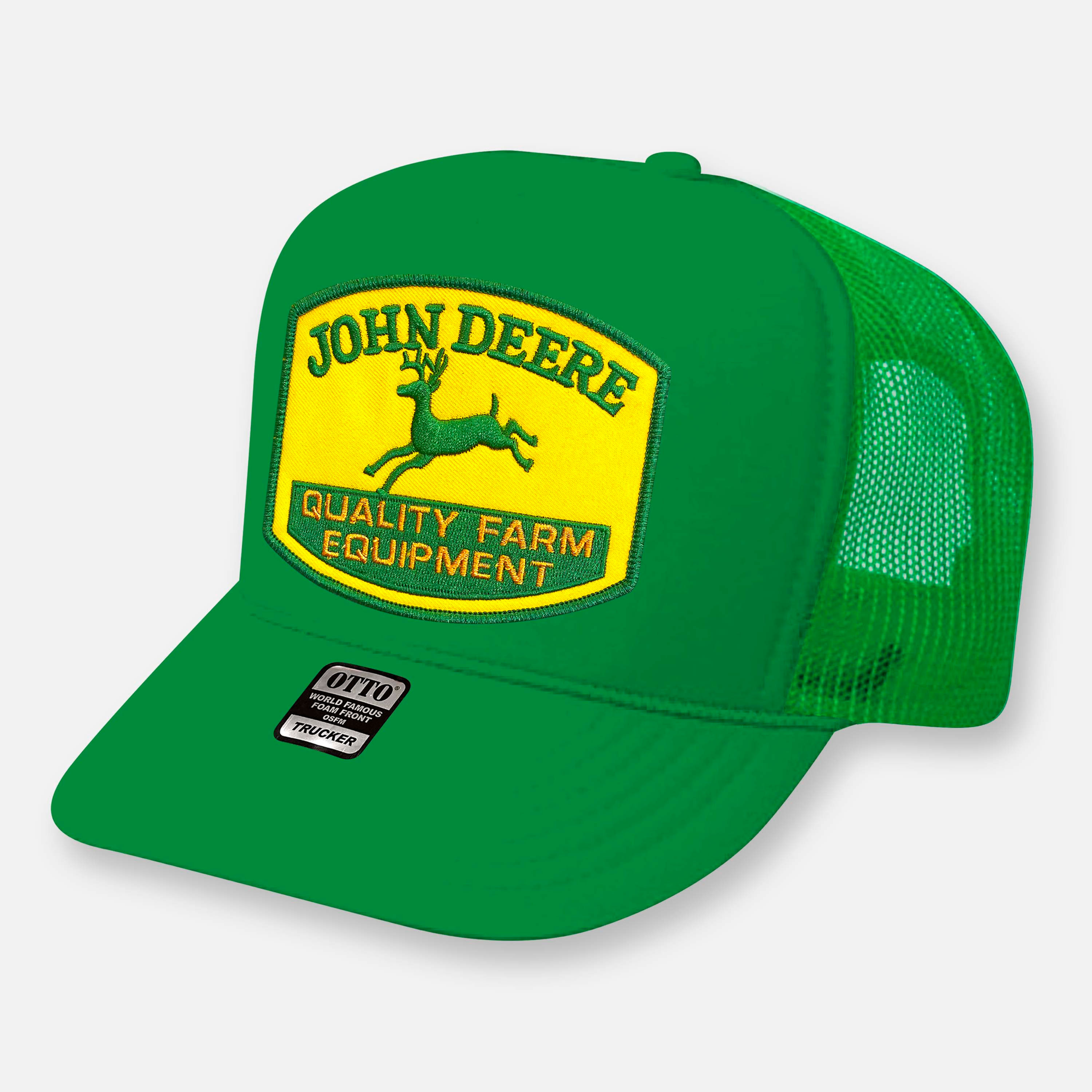 Green John Deere trucker hat, 'Quality Farm Equipment'