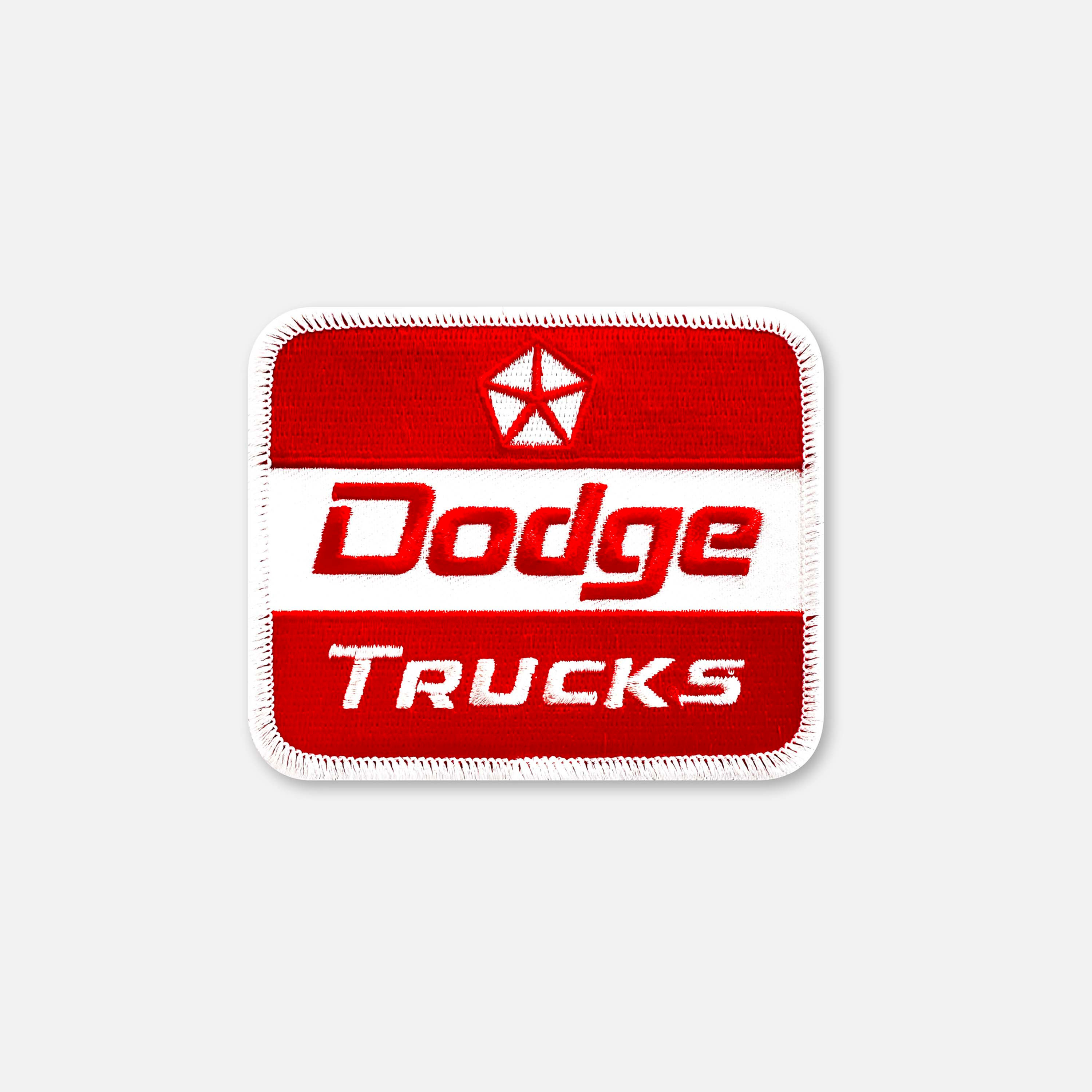 Dodge Trucks Pentastar logo embroidered patch