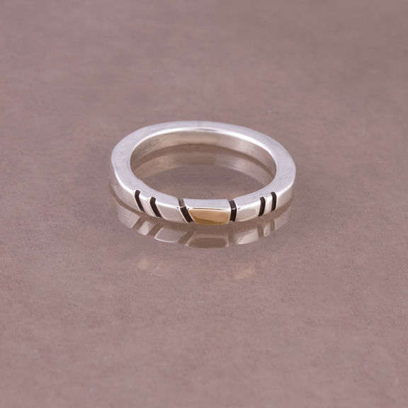 Thumbnail: Ron Henry Sterling/14k  Ring