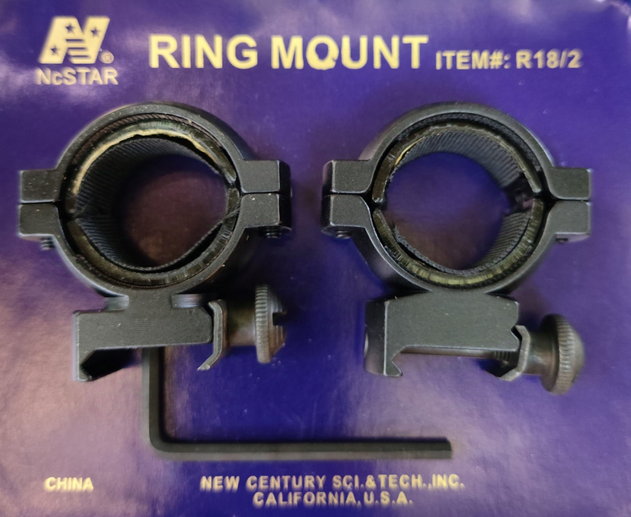 Anillas NcStar pase 21mm baja