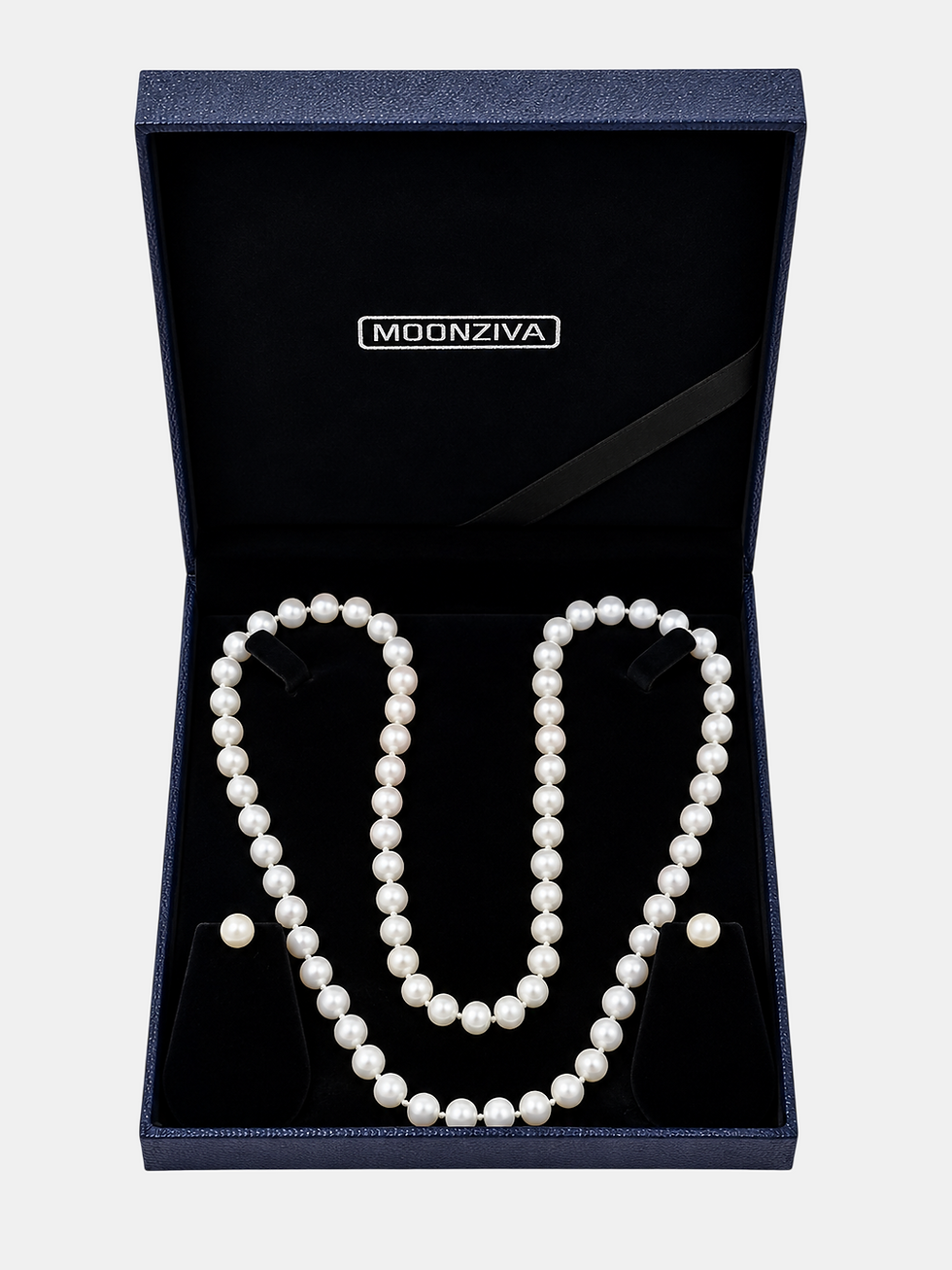 Thumbnail: Classic Elegance 32" Freshwater Pearl Necklace Set