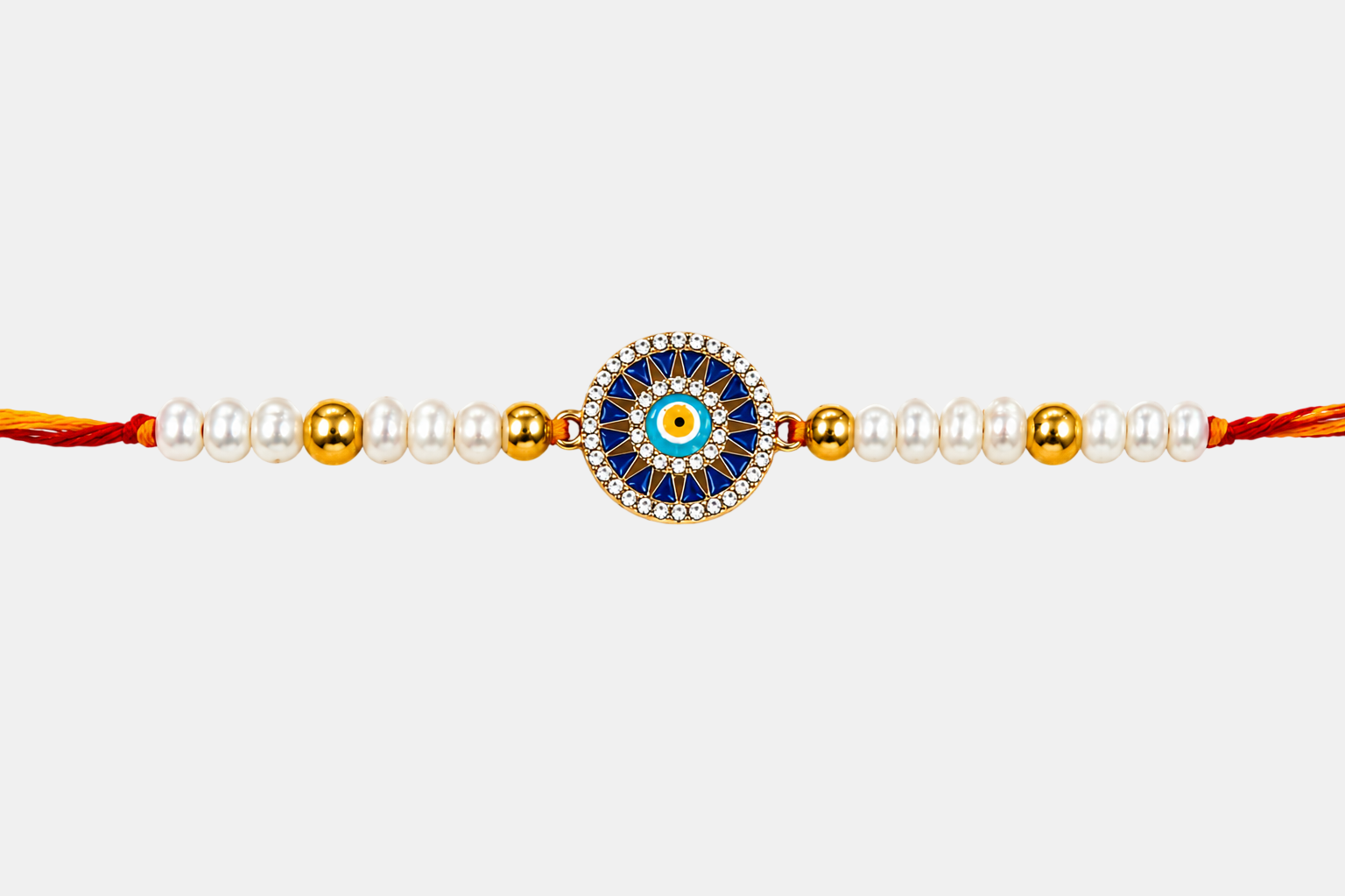 Evil Eye Freshwater Pearl Rakhi
