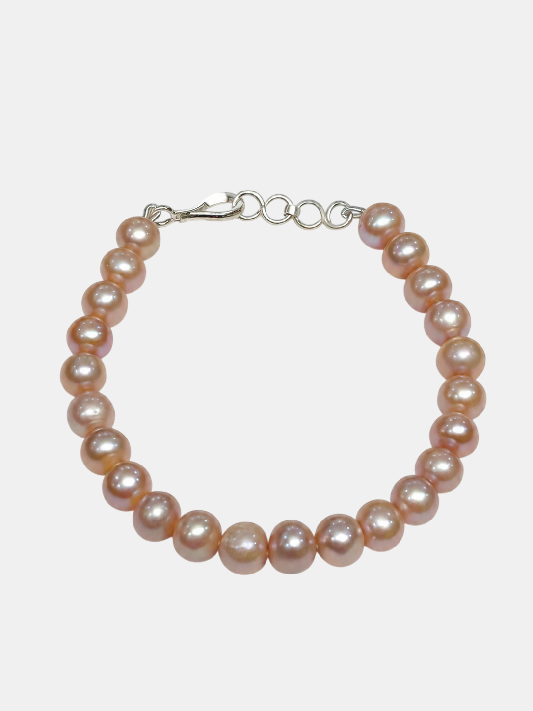 Blush Pink Freshwater Pearl Bracelet