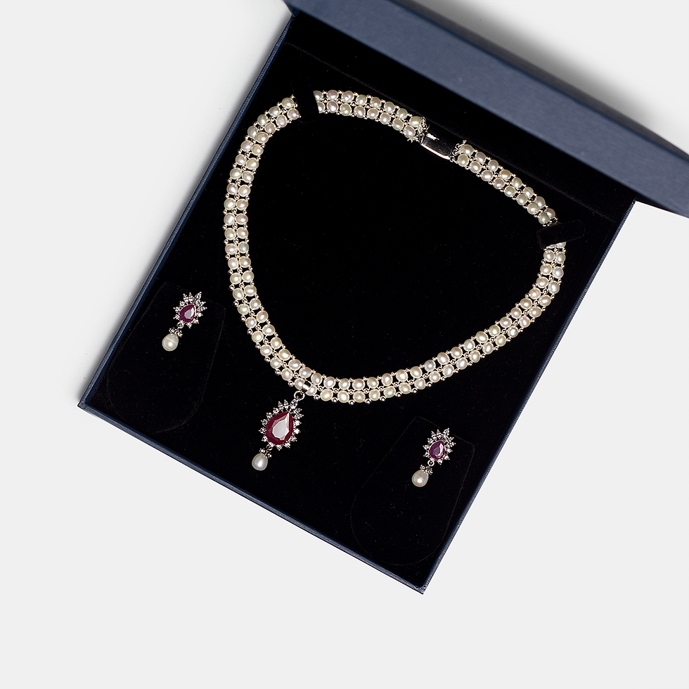 Thumbnail: Pearl Pendant Set - Style 2