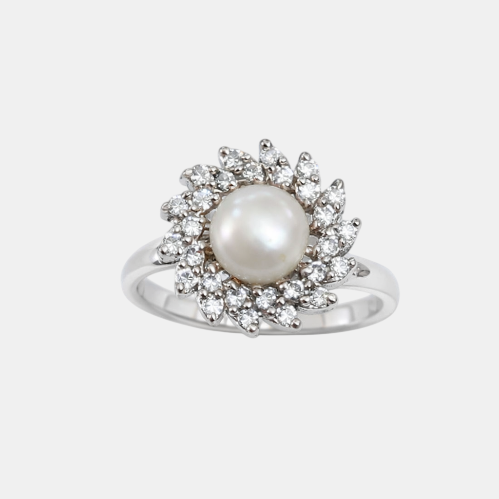 Aurora Bloom Freshwater Pearl Ring